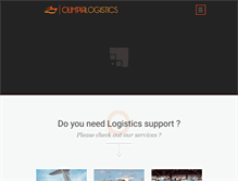 Tablet Screenshot of olimpialogistics.com.tr